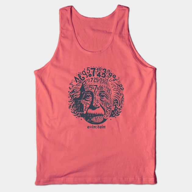 Einstein Science Tank Top by Ken Savana